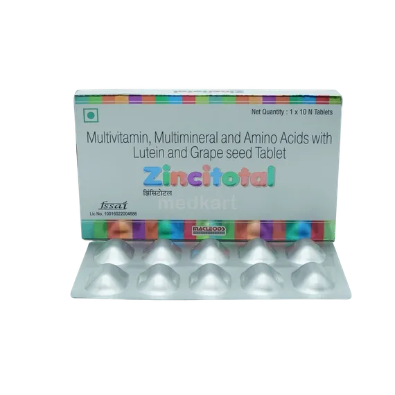 zincitotal tablet 10's